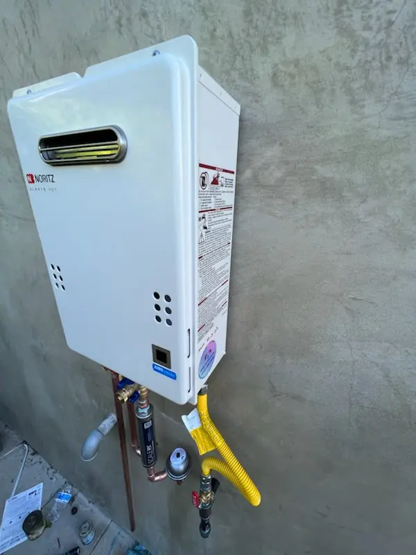 Tankless water heater installation for Brookthorpe Hills homes