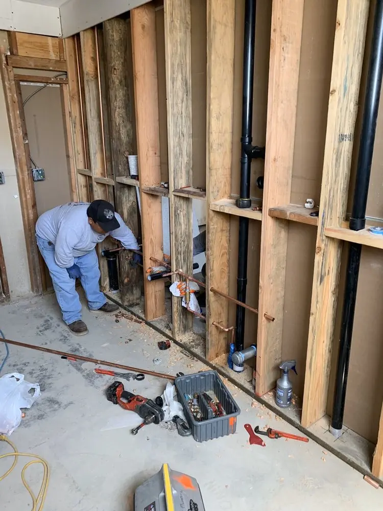 Commercial rough-in plumbing for Commercial Plumbing in Brookthorpe Hills
